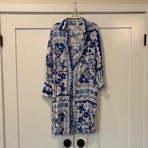 Joie button shirt dress. Size S.